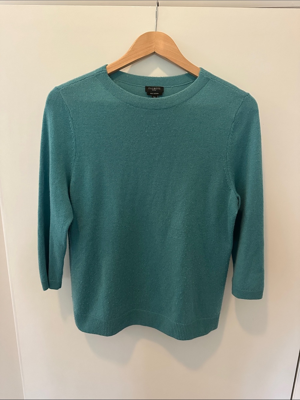 Talbots Teal Crewneck Sweater - Women's Classic Knit